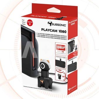 Playcam 1080 2in1 HD Mini Camera For Nintendo Switch Red
