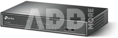 TP-Link TL-SF1008LP Switch Unmanaged, Desktop, 8x10/100Mbps ports, 4xPoE ports, PSU external, Steel case
