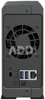 Synology | Tower NAS | DS124 | up to 1 HDD/SSD | Realtek | RTD1619B | Processor frequency 1.7 GHz | 1 GB | DDR4