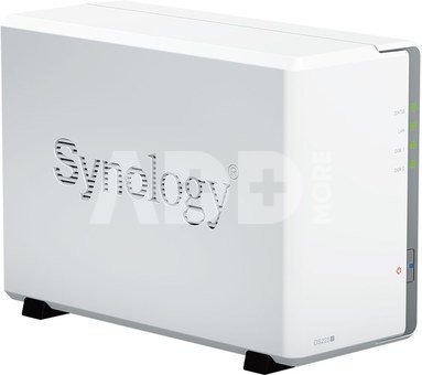 Synology | Tower NAS | DS223j | up to 2 HDD/SSD | Realtek | RTD1619B | Processor frequency 1.7 GHz | 1 GB | DDR4
