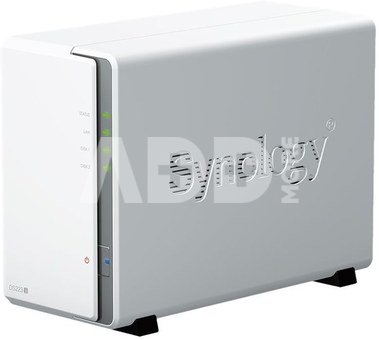 Synology | Tower NAS | DS223j | up to 2 HDD/SSD | Realtek | RTD1619B | Processor frequency 1.7 GHz | 1 GB | DDR4