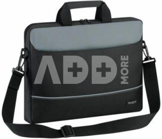 Targus Intellect Fits up to size 15.6 ", Black/Grey, Shoulder strap, Messenger - Briefcase,