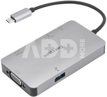 Targus USB-C DP Alt Mode Single Video 4K HDMI/VGA Docking Station with 100W PD Pass-Thru | Targus