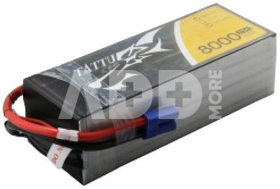 Tattu 8000mAh 22.2V 25C 6S1P Lipo Battery Pack with EC5