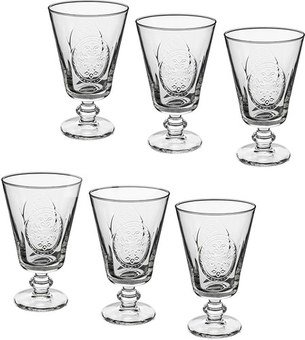 Taurės vynui 350 ml 6 vnt komplektas Secret de gourmet 154758