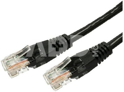 TB Patch cable cat.6a RJ45 UTP 3m. black - pack of 10