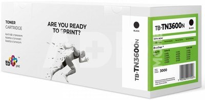 TB Print Toner for Brother TN3600 TB-TN3600N BK 100% new
