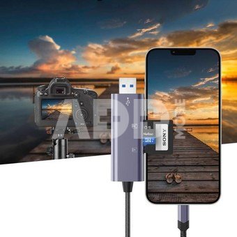 Tech-Protect card reader Ultraboost SD/microSD Lightning/USB