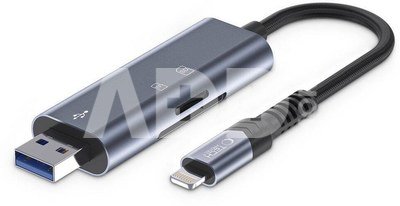 Tech-Protect card reader Ultraboost SD/microSD Lightning/USB