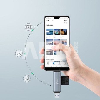 Tech-Protect card reader Ultraboost SD/microSD USB/USB-C