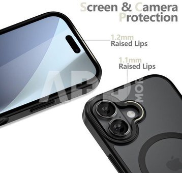 Tech-Protect case Apple iPhone 17 MagMat MagSafe, black/matte