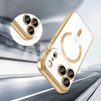 Tech-Protect case Apple iPhone 17 Pro MagFlex MagSafe, golden/transparent