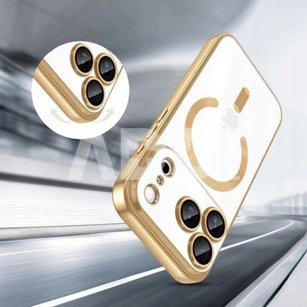 Tech-Protect case Apple iPhone 17 Pro Max MagFlex MagSafe, golden/transparent