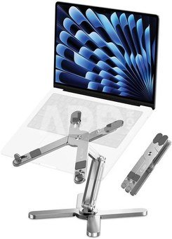 Tech-Protect laptop stand ULS200, silver
