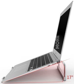 Tech-Protect notebook stand ULS100, silver