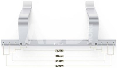 Tech-Protect notebook stand ULS100, silver