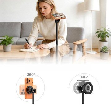 Tech-Protect selfie stick-tripod L03S MagSafe, black