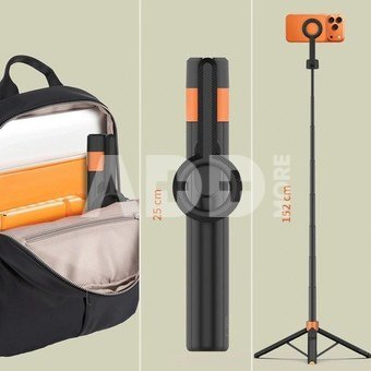 Tech-Protect Selfie Stick Tripod L10S, orange/black