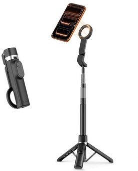 Tech-Protect selfie stick-tripod L11S, black