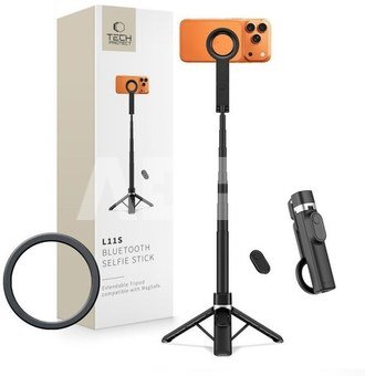 Tech-Protect selfie stick-tripod L11S, black