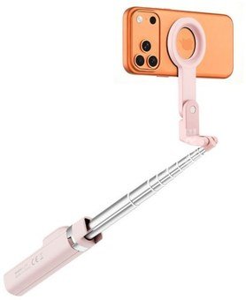 Tech-Protect selfie stick-tripod L11S, pink