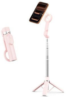 Tech-Protect selfie stick-tripod L11S, pink