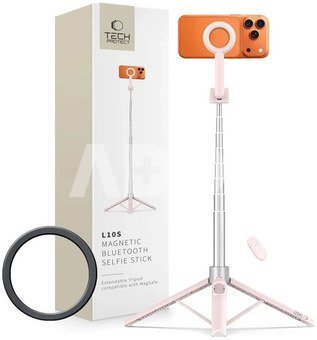 Tech-Protect tripod-selfie stick L10S, pink