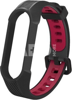 Tech-Protect watch strap Armour Xiaomi Mi Band 5/6, black/red