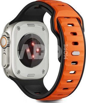 Tech-Protect watch strap IconBand Line Apple Watch 44/45/46/49mm, black/orange