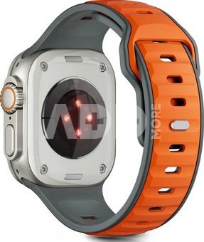 Tech-Protect watch strap IconBand Line Apple Watch 44/45/46/49mm, grey/orange