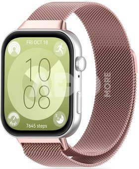 Tech-Protect watch strap MilaneseBand Huawei Watch Fit 3, rose gold