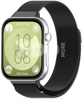 Tech-Protect watch strap MilaneseBandHuawei Watch Fit 3, black