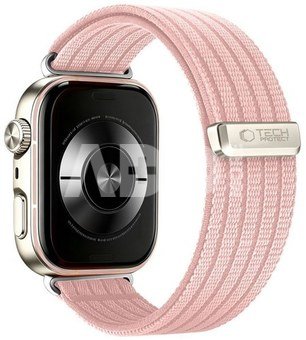 Tech-Protect watch strap Nylon Huawei Watch Fit 3/4/4 Pro/5/5 Pro, light pink