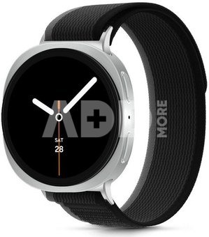 Tech-Protect watch strap Nylon Stripe Samsung Galaxy Watch8/8 Classic 40/44/46mm, black/orange