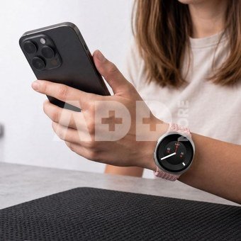 Tech-Protect watch strap NylonMag Samsung Galaxy Watch 40/44/46mm, dusty rose