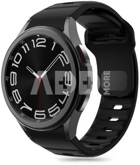 Tech-Protect watch strap Silicone Line Samsung Galaxy Watch4/5/5 Pro/6/7/FE, black