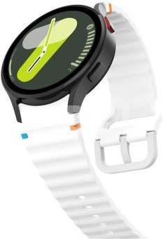 Tech-Protect watch strap Silicone Sport Samsung Galaxy Watch4/5/5 Pro/6/7/FE, white