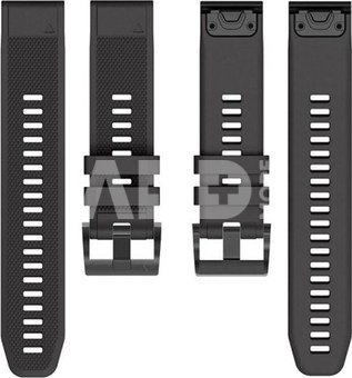 Tech-Protect watch strap Smooth Garmin fenix 5/6/6 Pro 22mm, black