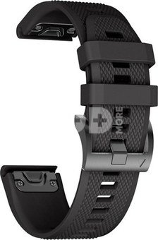 Tech-Protect watch strap Smooth Garmin fenix 5/6/6 Pro 22mm, black