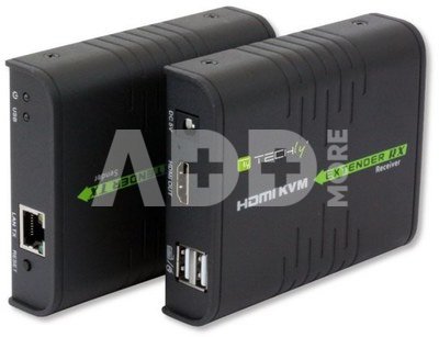 Techly Extender HDMI + USBB by Cat5/5e/6 cable 120m