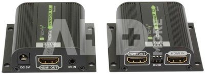 Techly HDMI amplifier extender by Cat6/6a/7 cable 40m