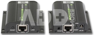 Techly HDMI amplifier extender by Cat6/6a/7 cable 40m
