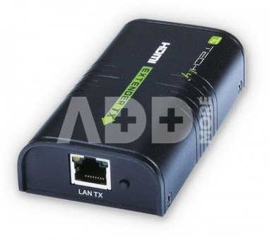Techly HDMI Extender/Receiver after Cat.5e/6/6a/7 twisted pair, up to 120m, over IP, black