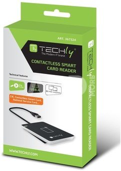 Techly NFC RFID card reader USB 2.0
