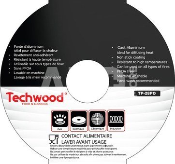 Techwood frying pan TP-28PO 28cm