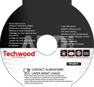 Techwood oven pot TP-28FT 28cm