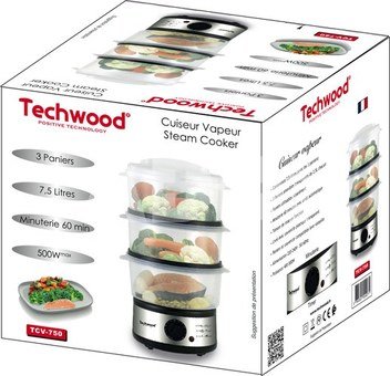 Techwood steam cooker TCV-750 7.5L
