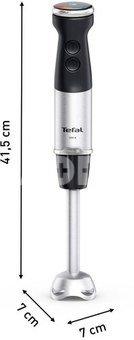 TEFAL | Hand Blender | HB671830 | Hand Blender | 1000 W | Jar material Plastic | Jar capacity 0.8 L | Black/Stainless Steel