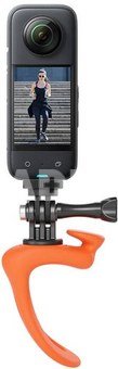 Multifunctional silicone mount for sports cameras orange TLQ-007