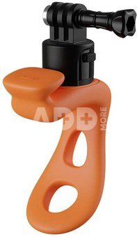Multifunctional silicone mount for sports cameras orange TLQ-007